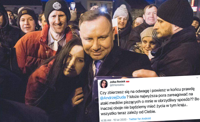 Adoratorka prezydenta wyraźnie nie chce dać mu spokoju, tęskni, marzy, wspomina