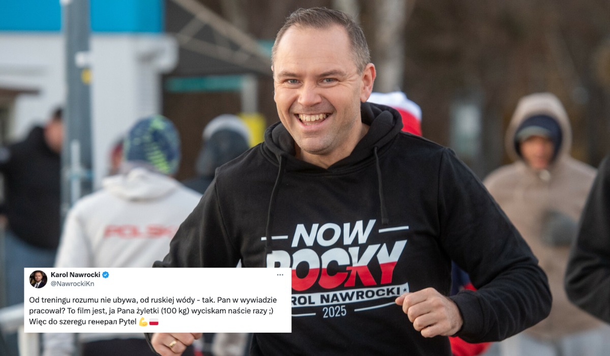 Nawrocki wreszcie zareagował na oskarżenia, ale tylko te dotyczące treningu