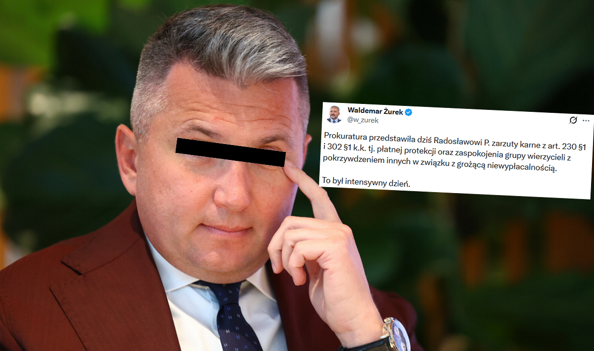 Szef PKOl, Radosław P., usłyszał zarzuty w związku z aferą Zondacrypto, grozi mu do 8 lat pozbawienia wolności