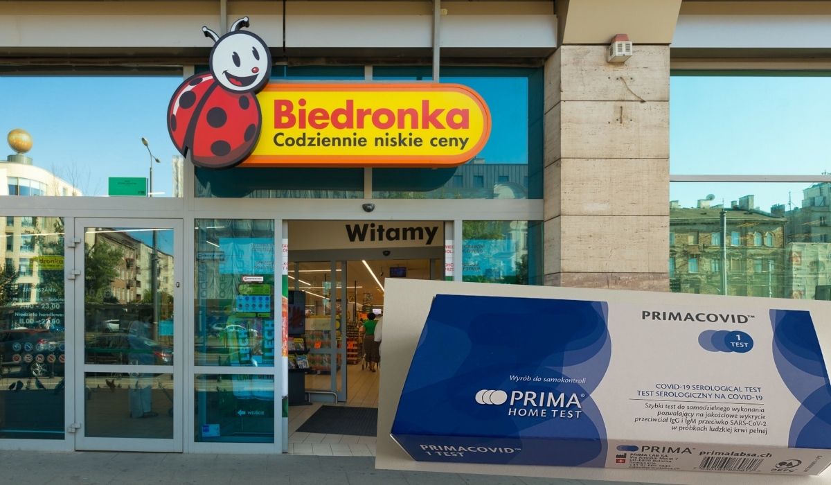 Biedronka pohandluje niebawem także testami na koronawirusa