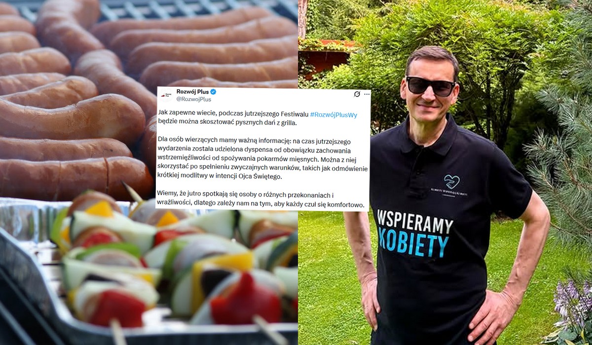 Morawiecki ustalił z władzami kościelnymi dyspensę na grilla, chociaż to piątek