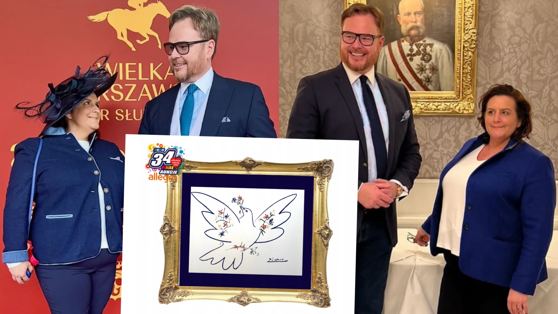 Książę Lubomirski piekli się, że ludzie wyśmieją jego grafikę Picassa wystawioną na aukcji WOŚP