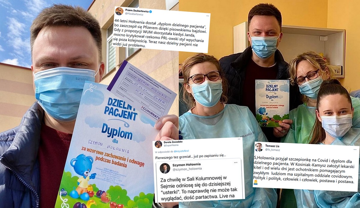 Hołownia skorzystał z czwartkowego zamieszania i zaszczepił się przeciwko COVID-19 ¯\_(ツ)_/¯