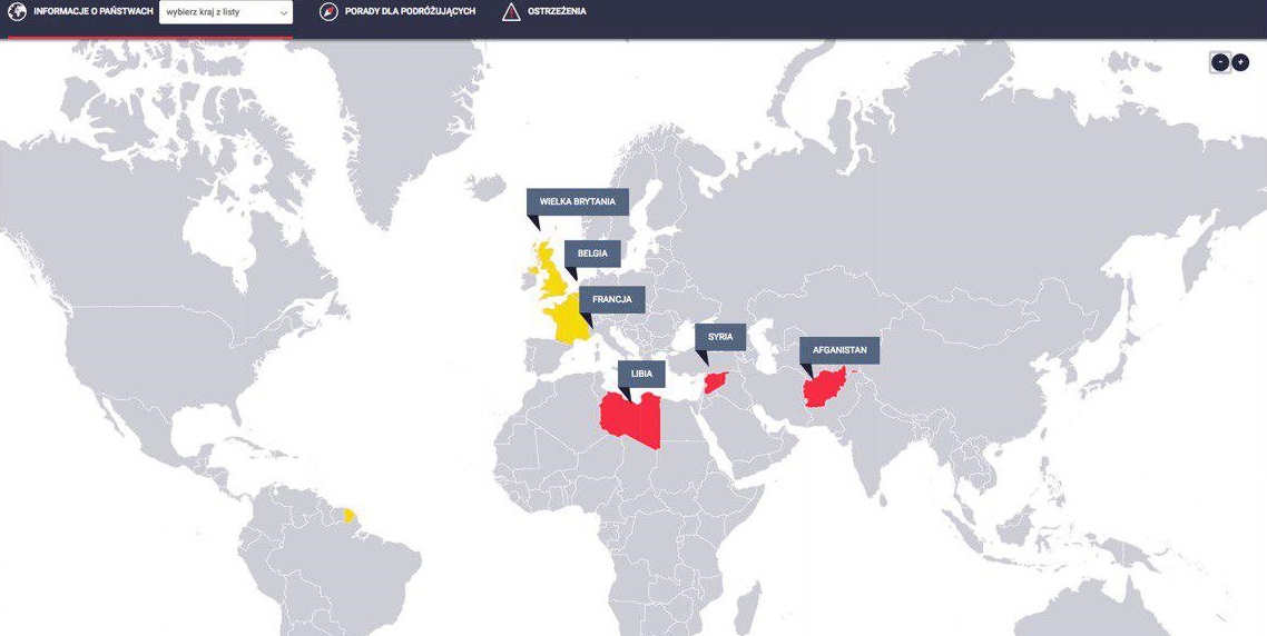 MSZ ostrzega Polaków, by nie jeździli do Syrii, a także Anglii, Francji i Belgii
