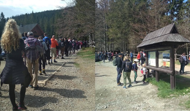 Zdjęcia dnia: kolejka na Babią Górę