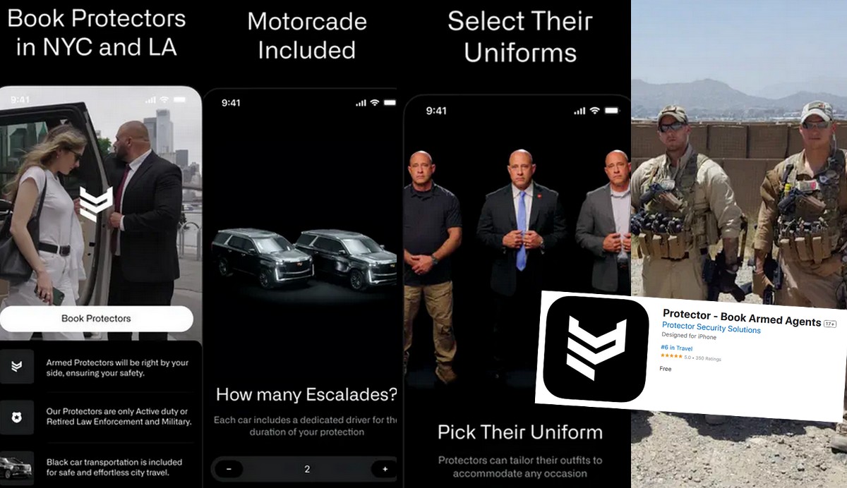 W USA powstała apka do wynajmowania ochrony na godziny, na przykład, żeby wyglądać na kogoś ważnego