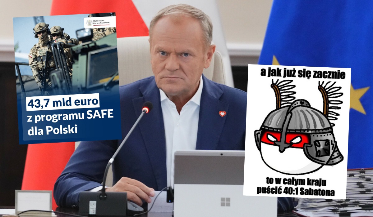 Premier zachwala program SAFE, miliardy euro mają być wpompowane w polskie służby i bezpieczeństwo