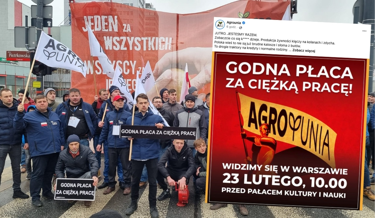 Agrounia zapowiada demonstrację w Warszawie: zapomnijcie o tej umorusanej błotem wsi