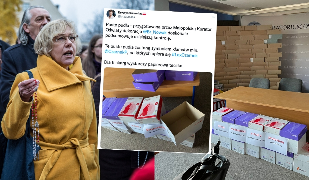 Kurator Nowak mówiła o 31 tysiącach maili ze skargami rodziców, posłowie znaleźli ich tylko 6