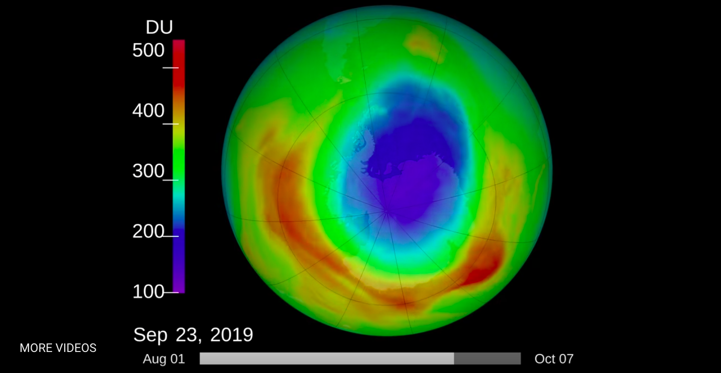 Dzięki międzynarodowej współpracy i porozumieniom dziura ozonowa jest bardzo mała
