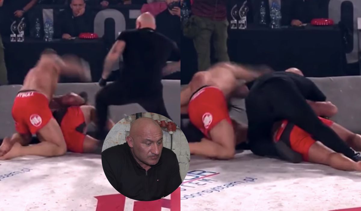 Marcin Najman, sportowiec, ekspert TVP i tak jakby celebryta, znowu stanął i padł prawie od razu