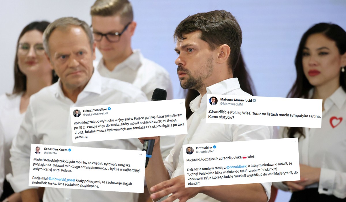 Politycy PiS oskarżają Kołodziejczaka o zdradę i przypominają, jak krytykował Tuska