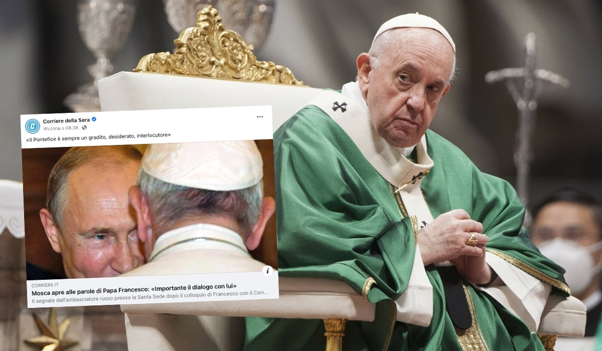 Rosyjska ambasada ceni sobie postawę papieża Franciszka i nazywa go "pożądanym rozmówcą"