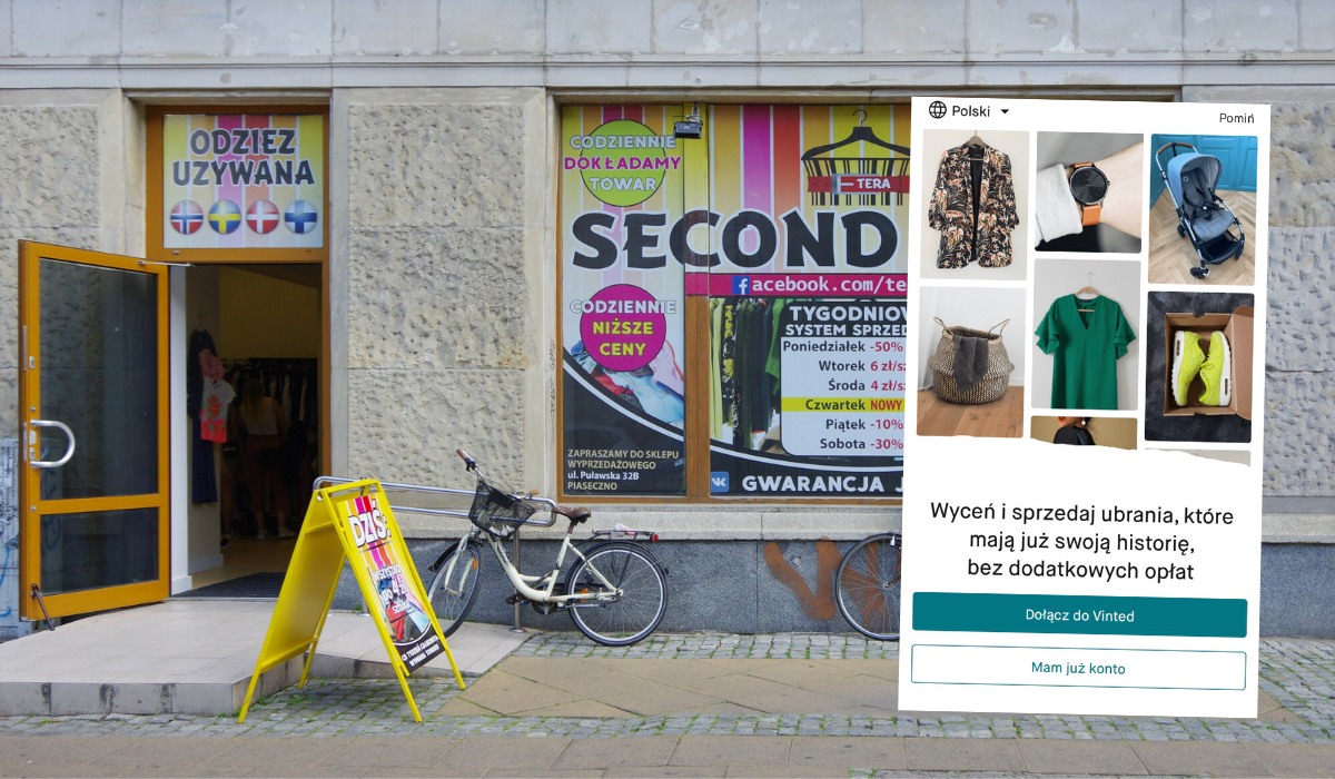 Rośnie zainteresowanie używaną odzieżą, ale lumpeksy znikają, a sprzedaż przenosi się do internetu