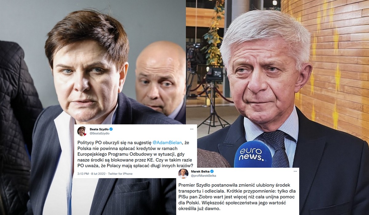 Beata Szydło nagle włączyła się w spór o fundusze unijne, politycy pokłócili się pod jej wpisem