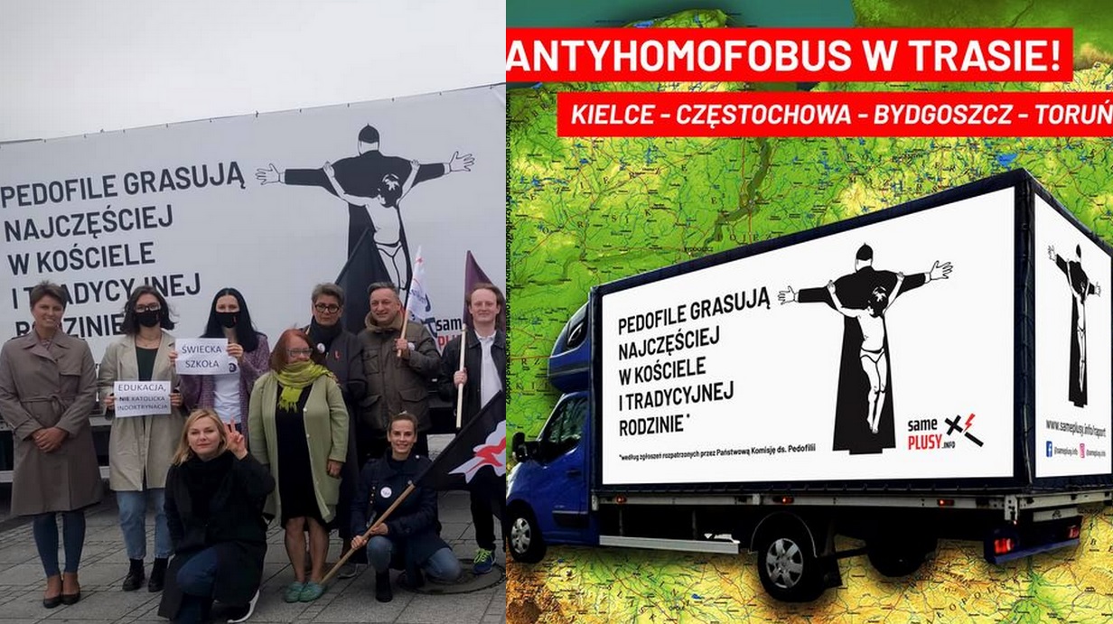 Toruń: dla odmiany po ulicach będzie jeździł "antyhomofobus", ma parkować niedaleko uczelni ojca Rydzyka