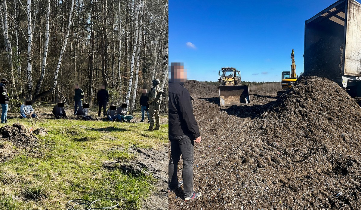 CBŚP rozbiło gang nygusów zakopujących śmieci, udawali, że robią rekultywację
