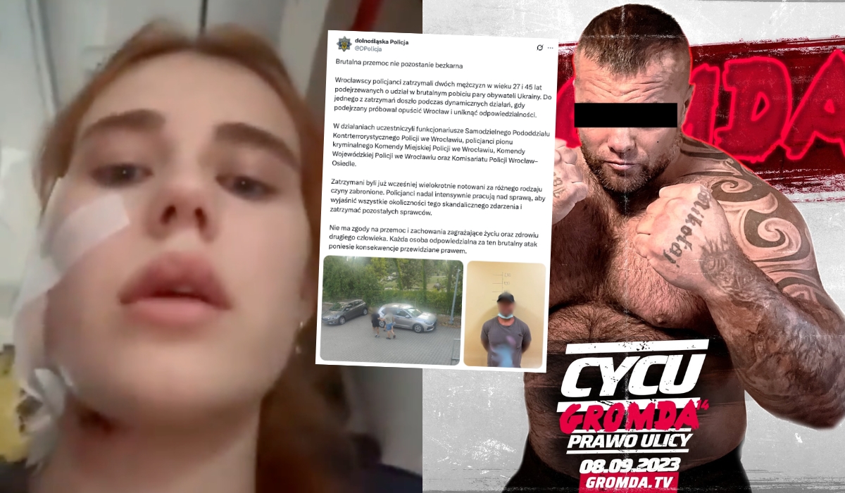 "Cycu", zawodnik Gromdy, zatrzymany za brutalny atak na ukraińską parę