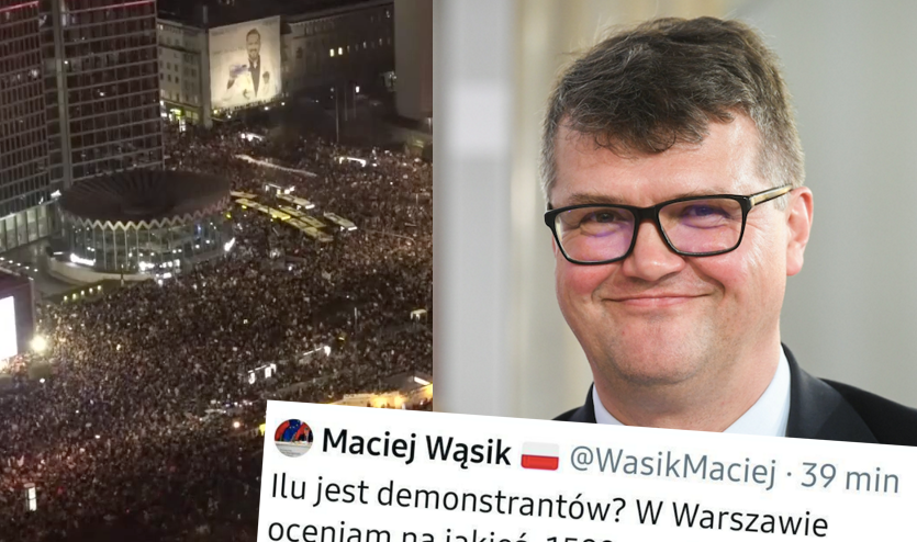 Minister Wąsik śmieszkuje, że dla demonstrujących zabraknie respiratorów