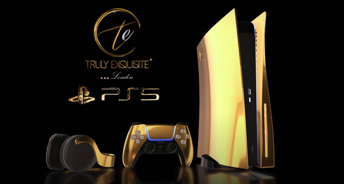 Powstała specjalna edycja złotych Playstation "dla koneserów"