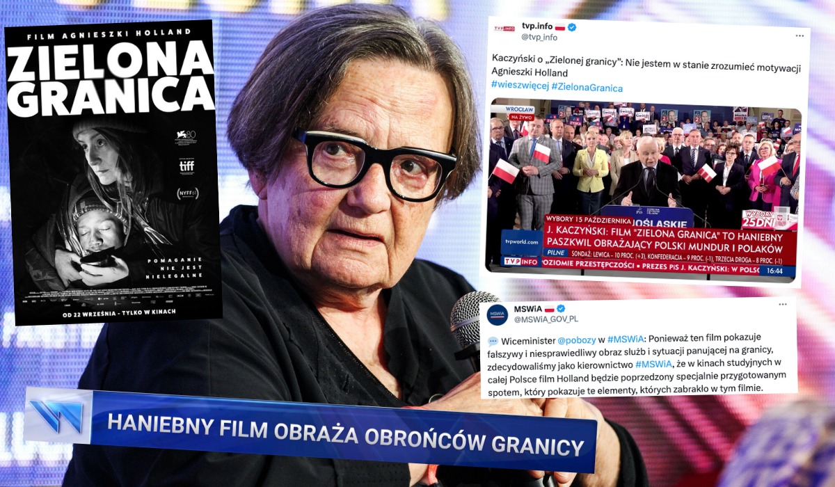 TVP i politycy PiS zrobili z "Zielonej granicy" temat numer jeden, będą specjalne rządowe spoty w kinach