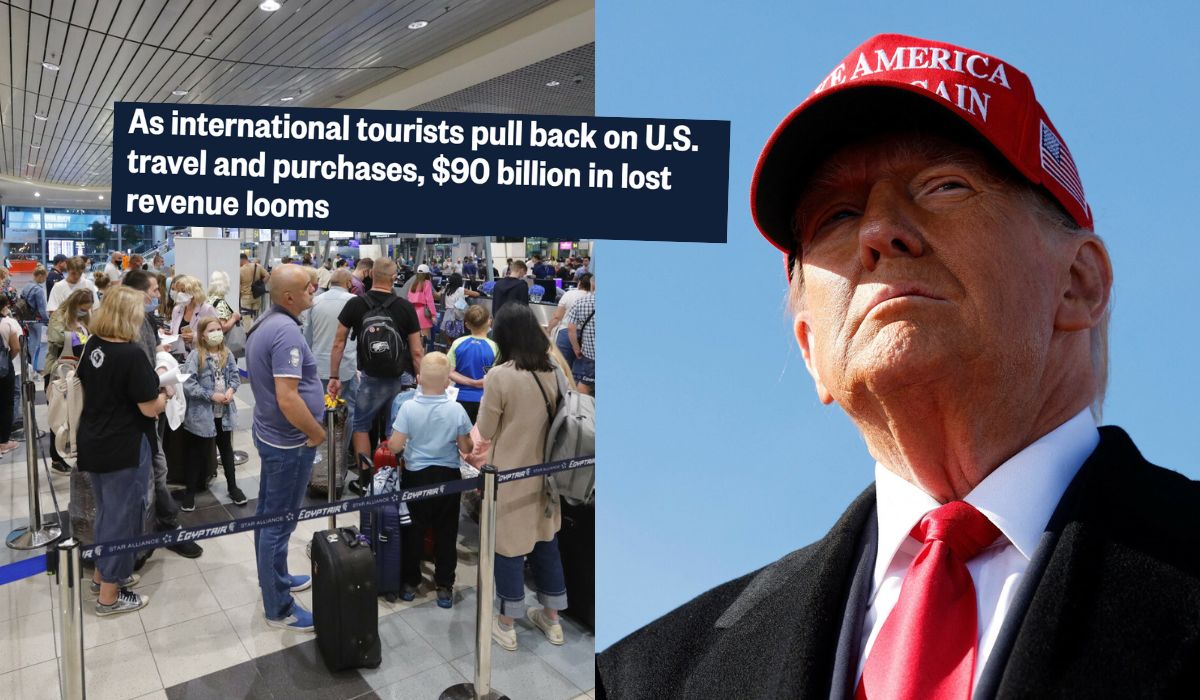 USA: w związku z cłami Trumpa liczba turystów zmalała do tego stopnia, że kraj może stracić 90 mld dolarów