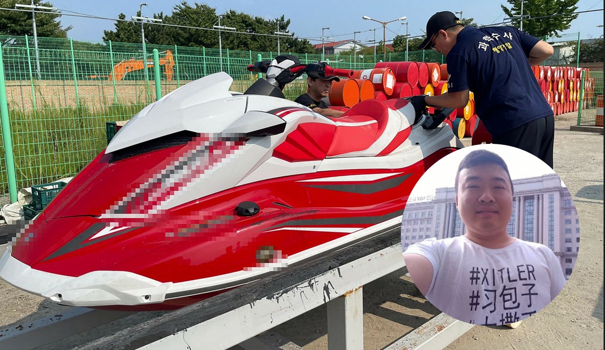 Krytyk rządów Xi Jinpinga uciekł z kraju na skuterze wodnym, pokonał całe Morze Żółte i prawie dostał się do Korei Południowej