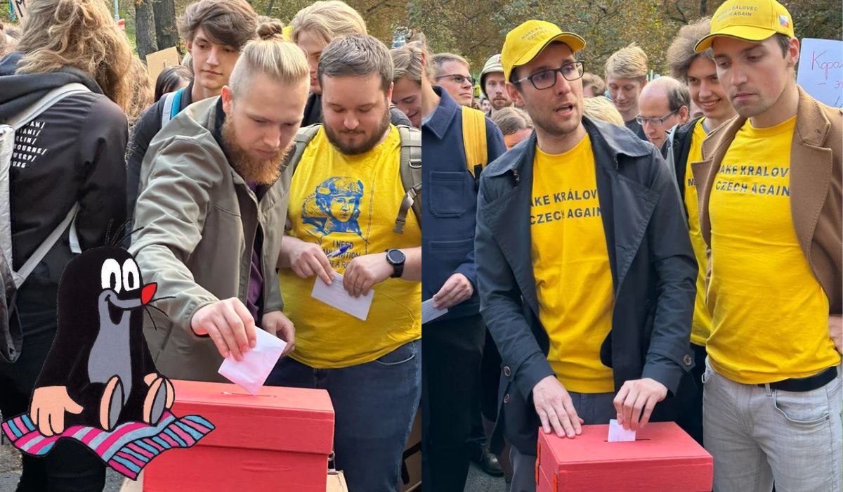 Czesi jadą dalej z trollingiem i urządzają "referendum o Kralovcu", ale teraz przed ambasadą Rosji