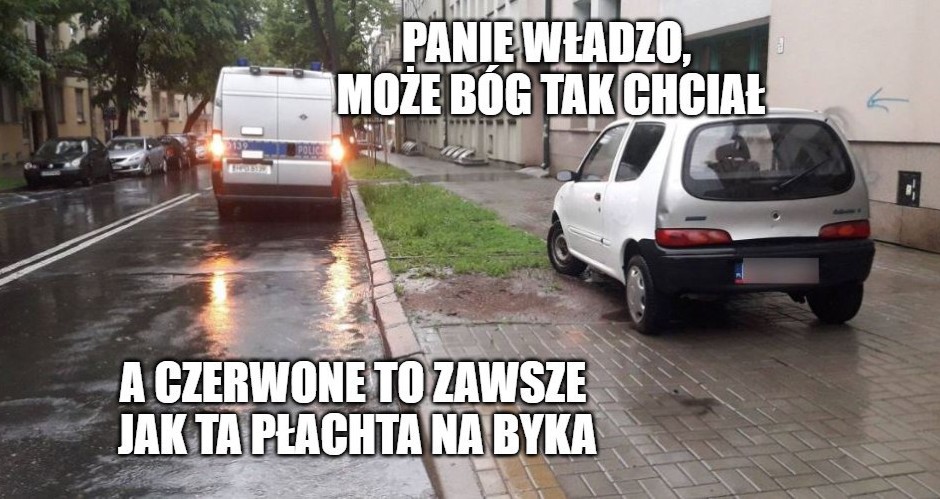 Zakonnica na czerwonym potrąciła pieszego na pasach i odjechała. "Śpieszyłam się do kościoła"