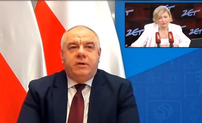 Dziennikarka pyta Sasina, kiedy rząd obniży sobie pensje. "A kiedy redaktorzy obniżą?"