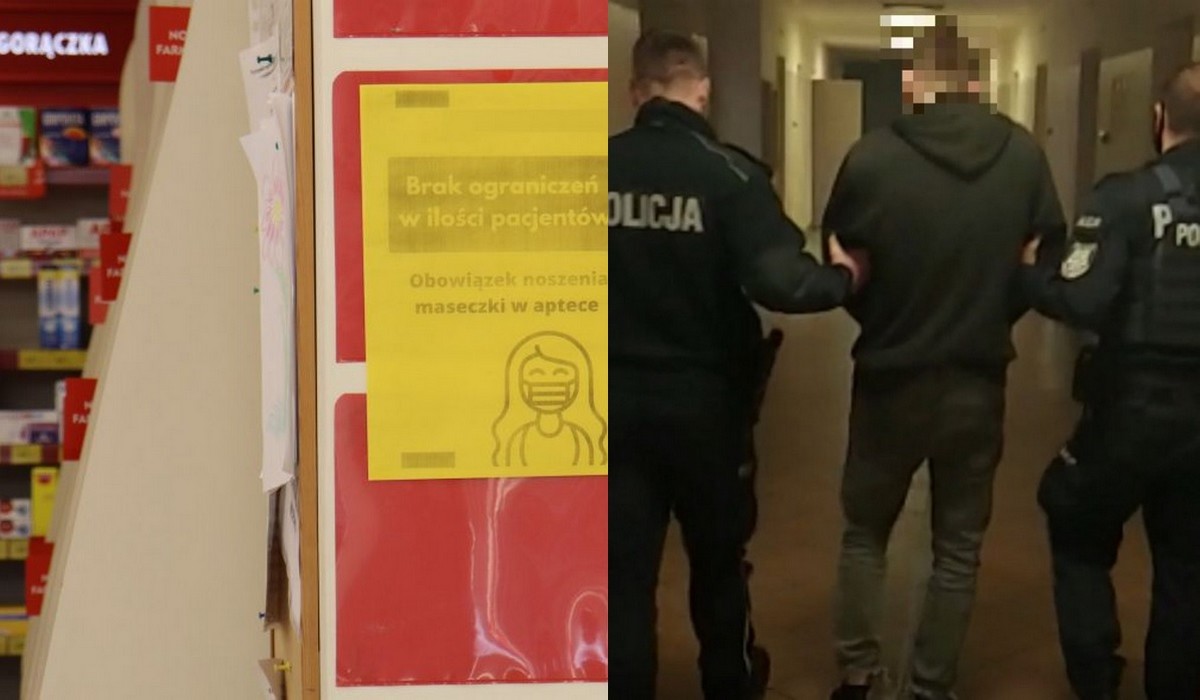 W Zgorzelcu mężczyźni pobili aptekarza za to, że kazał jednemu z nich założyć maseczkę