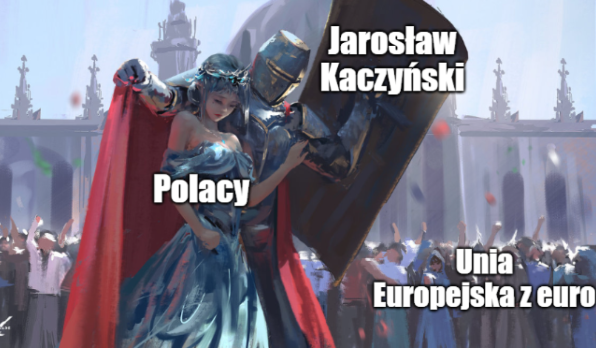 Kaczyński mówi, że ochroni Polskę przed wejściem do euro, Zandberg śmieszkuje, że przecież i tak nie możemy wejść