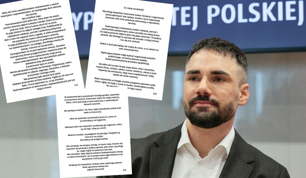Autorka zdjęcia Litewki przyznaje, że czepianie się fundacji to była jednak głupia decyzja