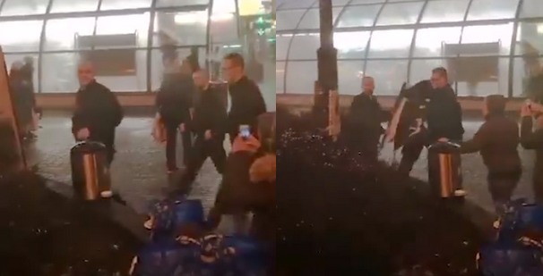 Warszawa: skini zaatakowali anarchistów rozdających jedzenie bezdomnym