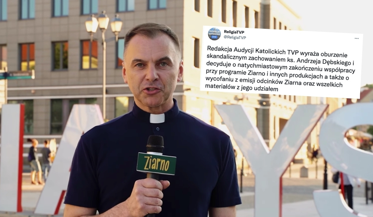 Kuria zawiesiła księdza Dębskiego od Ziarna i zwyrolskich wiadomości, nawet TVP nie chce z nim pracować 