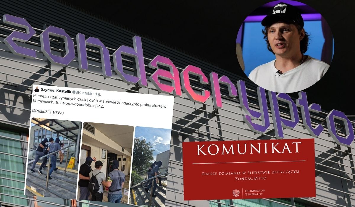 Rafał Zaorski kolejnym doprowadzonym do prokuratury w sprawie Zondacrypto, broni się, że jest poszkodowanym