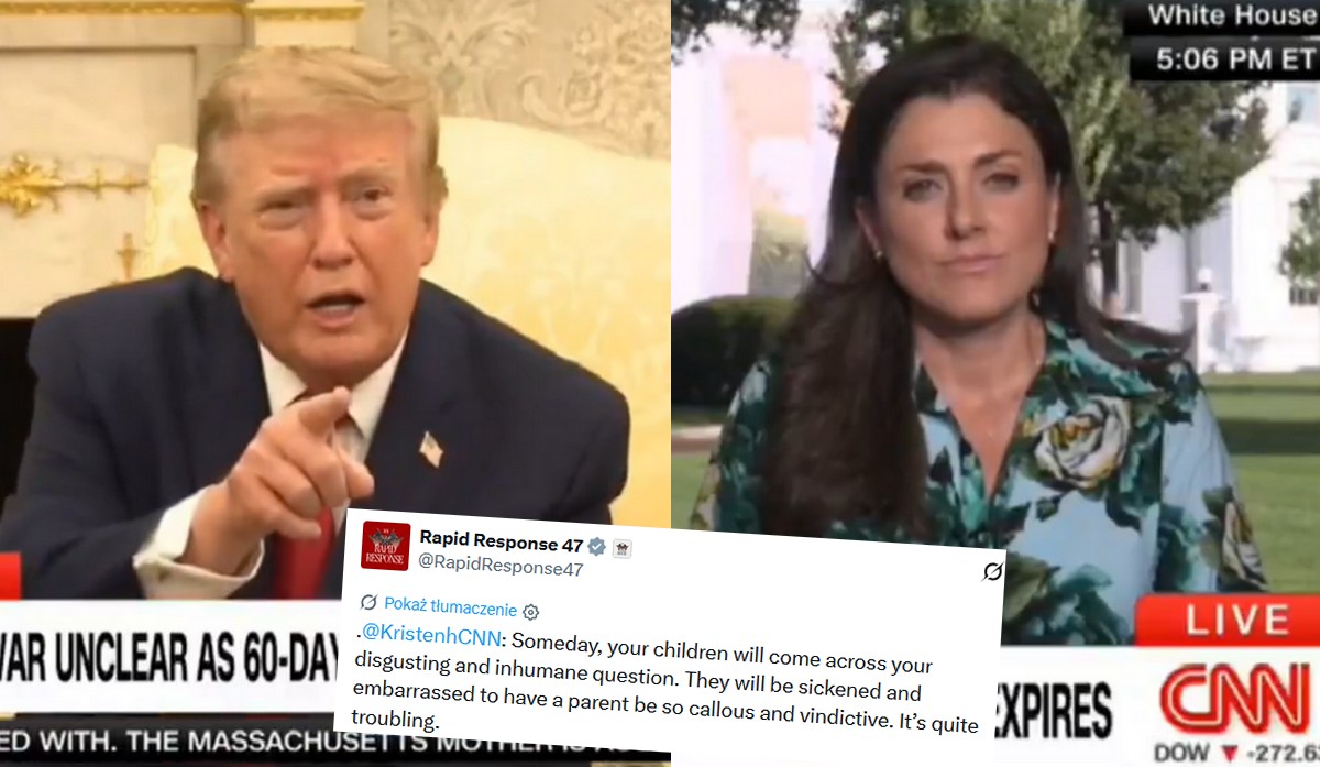 Trumpowi nie spodobało się pytanie i postanowił zwyzywać dziennikarkę 