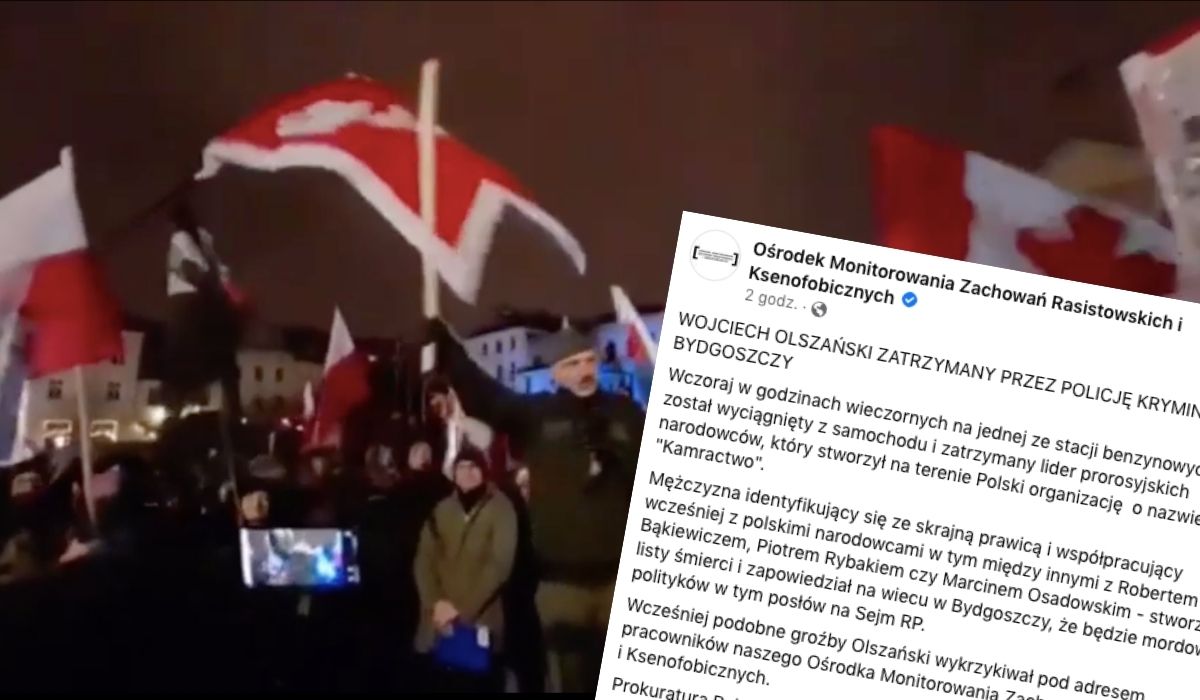 Wojciech O., nacjonalista i patostreamer znowu zatrzymany przez policję, bo znowu go poniosło i groził śmiercią