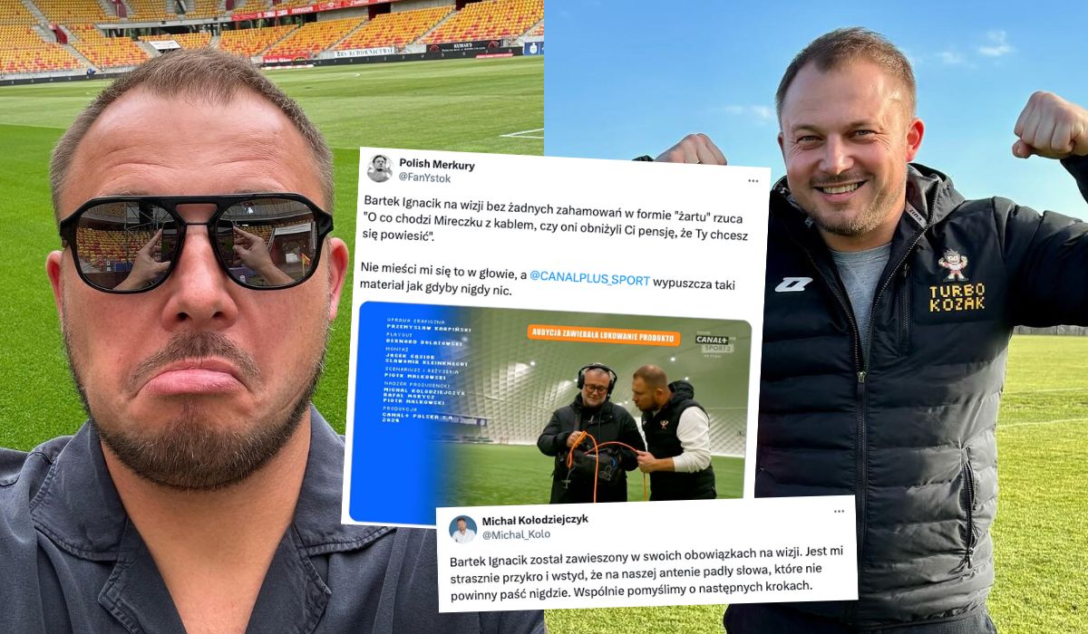 Dziennikarz Canal+ został zawieszony za żarty z samo*ójstwa na wizji