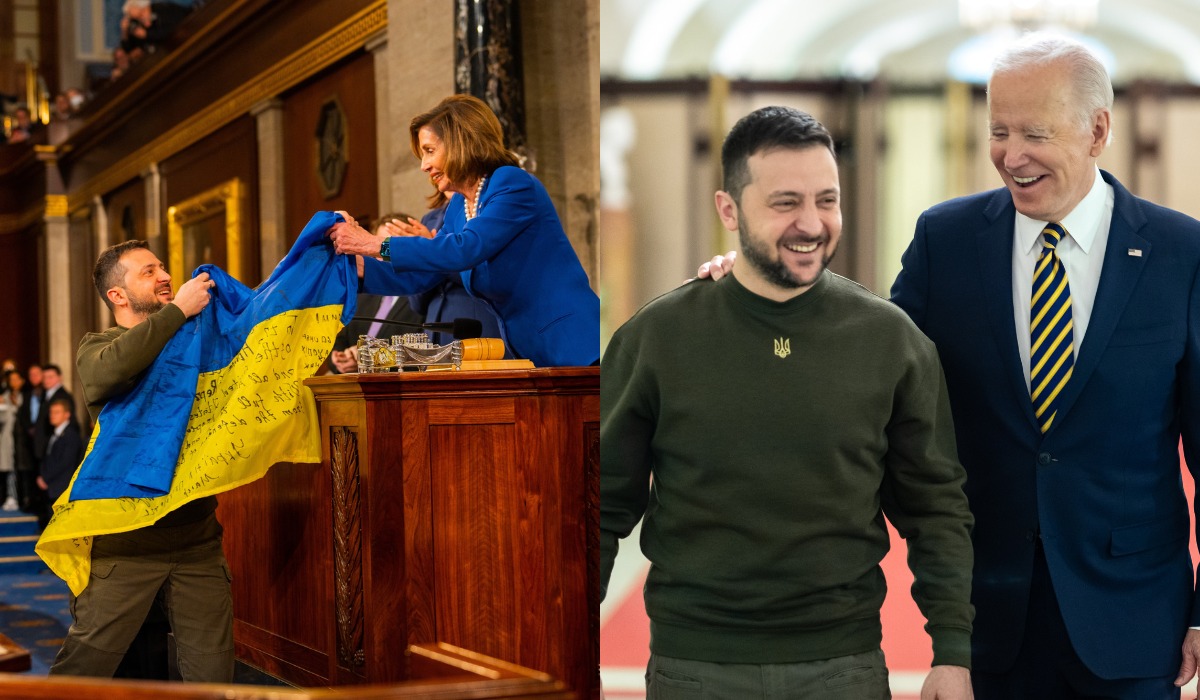 Zełenski w amerykańskim Kongresie: wasze pieniądze to inwestycja w globalne bezpieczeństwo