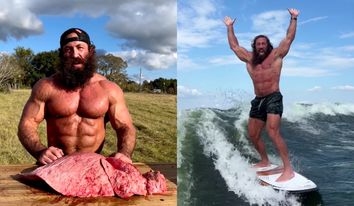 Influencer od "pierwotnej diety" przyznał, że pompuje sterydy, ale dalej uważa swój przekaz za pożyteczny