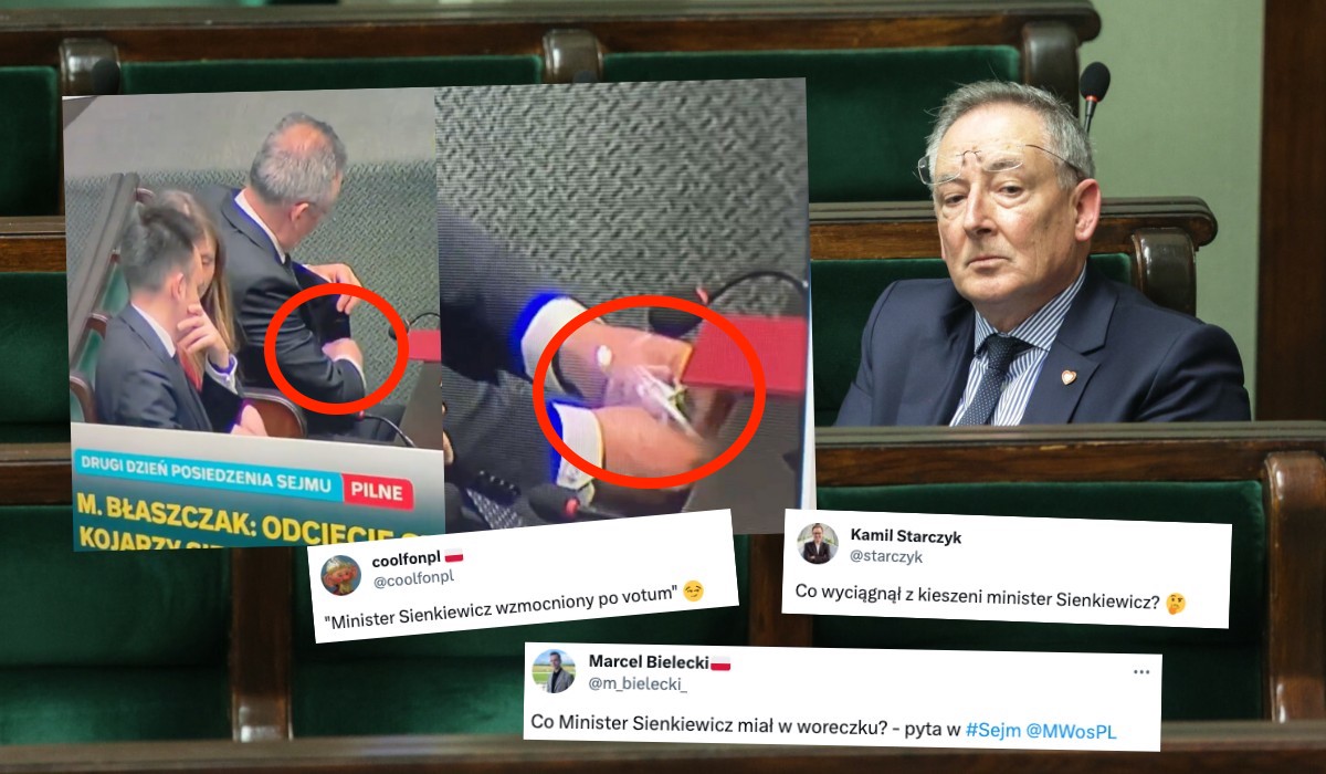 Trwa twitterowa dyskusja nad tym, czy Sienkiewicz miał jakieś nark*tykowe co nieco w Sejmie