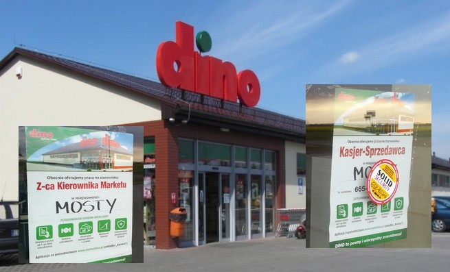 Sieć Dino nie może otworzyć sklepu, bo nie ma chętnych do pracy