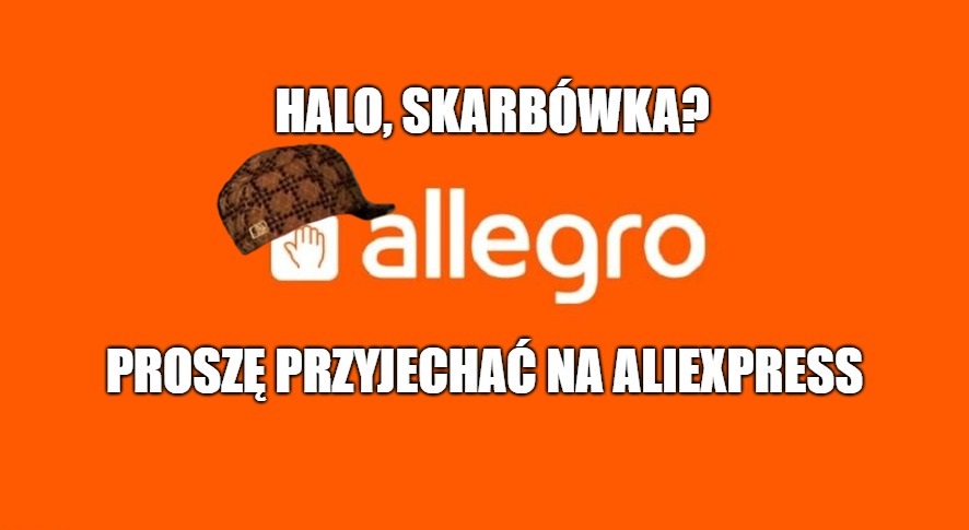 Donosy na kupujących przez AliExpress to pomysł Allegro