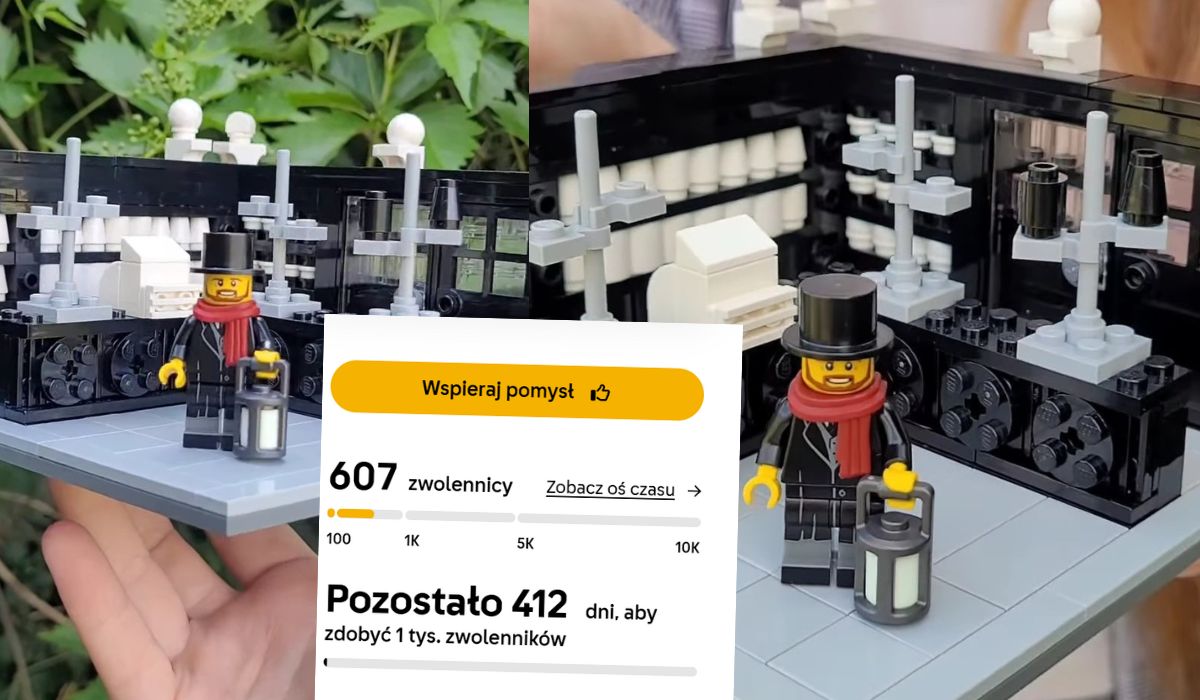 W konkursie "Lego Ideas" można głosować na projekt promujący polskiego wynalazcę lampy naftowej
