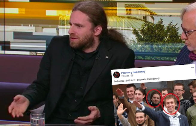 Poseł Konfederacji o "hajlowaniu": przecież nikomu nie zrobiłem krzywdy