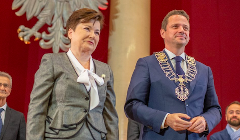 Trzaskowski zaprzysiężony na prezydenta Warszawy. "Nikt nie zrobi tu Budapesztu"