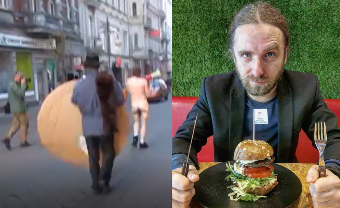 Dobromir Sośnierz zrobił demonstrację z małą ilością ubrań i dużą ilością cringu