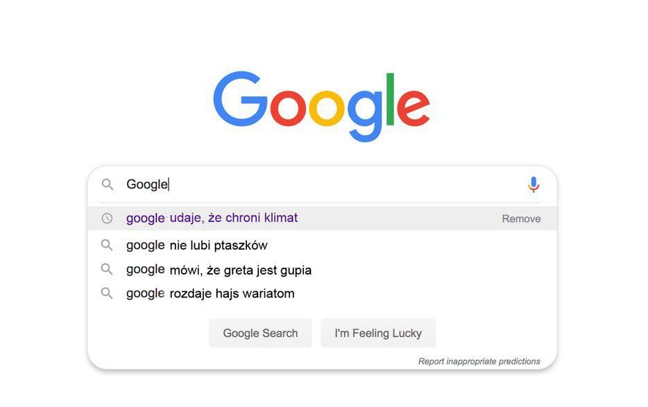 Google wspiera milionami dolarów organizacje negacjonistów klimatycznych