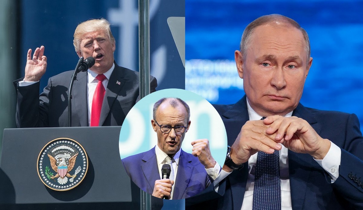 Merz mówi, że Putin to zbrodniarz wojenny, Trump mówi, że jest nim rozczarowany